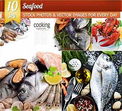 10张高清的海鲜产品图片：Seafood,10 x UHQ JPEG